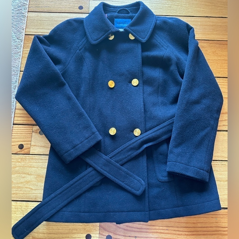 Perfect by Carson Kressley. Wool Coat, Women’s size M.
